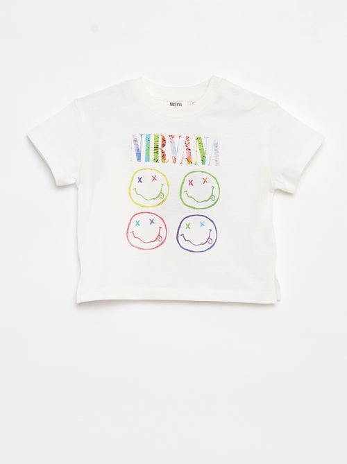 T-shirt à manches courtes 'Nirvana' - Kiabi
