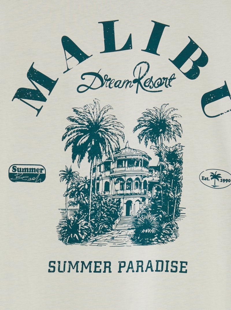 T-shirt à manches courtes 'Produkt' BLANC - Kiabi