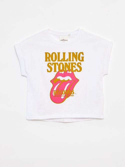 T-shirt à manches courtes 'Rolling Stones' - Kiabi