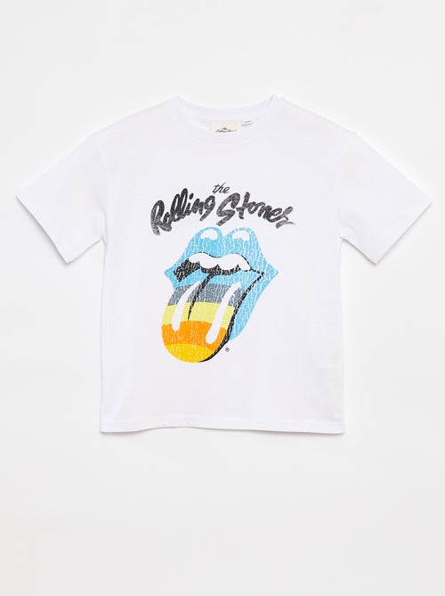 T-shirt à manches courtes 'Rolling Stones' - Kiabi