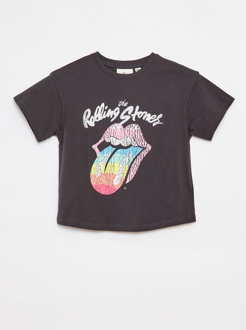 T-shirt à manches courtes 'Rolling Stones' - Kiabi