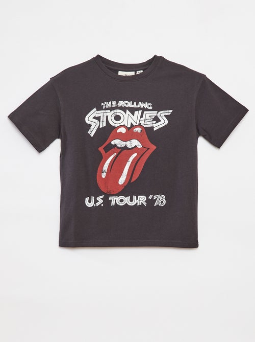 T-shirt à manches courtes 'Rolling Stones' - Kiabi