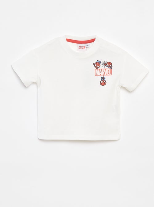 T-shirt à manches courtes 'Spider Man' 'Marvel' - Kiabi