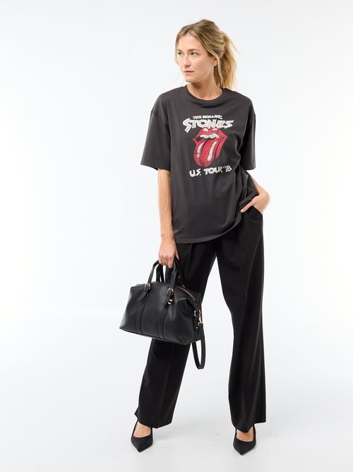 T-shirt à manches courtes 'The Rolling Stones' - Kiabi