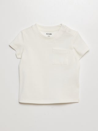T-shirt à manches courtes uni