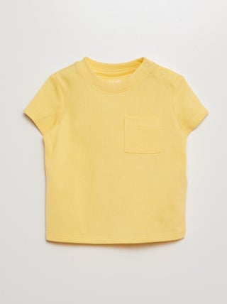 T-shirt à manches courtes uni