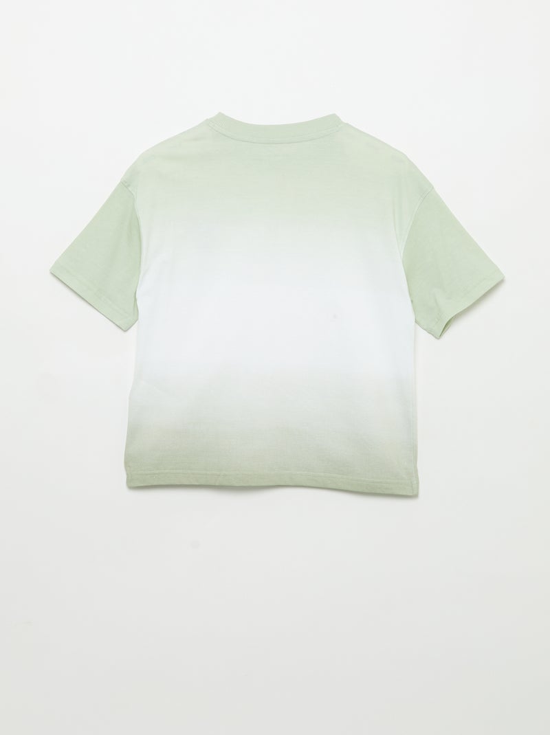T-shirt à manches courtes Vert - Kiabi