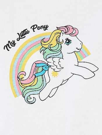 T-shirt à manches courtes volantées 'My Little Pony'