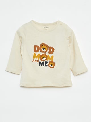T-shirt à manches longues avec animation
