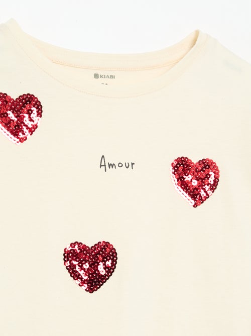 T-shirt à manches longues avec animation - Kiabi T-shirt à manches longues avec animation - Kiabi