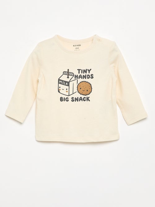T-shirt à manches longues avec animation - Kiabi T-shirt à manches longues avec animation - Kiabi