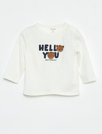 T-shirt à manches longues avec animation