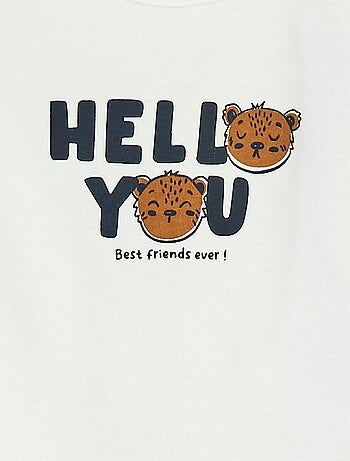 T-shirt à manches longues avec animation