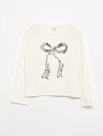 T-shirt à manches longues avec animation