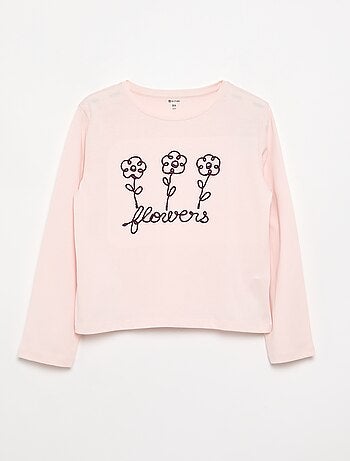 T-shirt à manches longues avec animation
