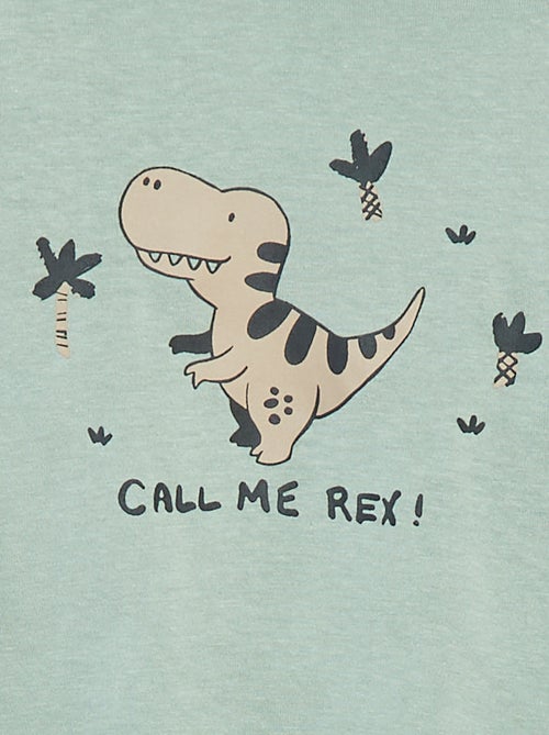 T-shirt à manches longues avec animation - Kiabi