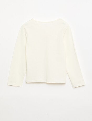 T-shirt à manches longues avec imprimé