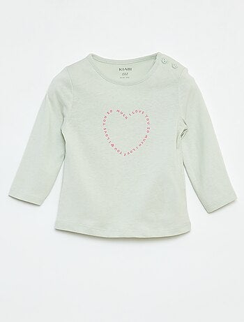 T-shirt à manches longues avec imprimé