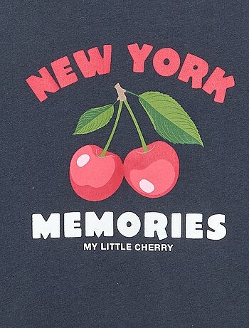 T-shirt à manches longues avec imprimé
