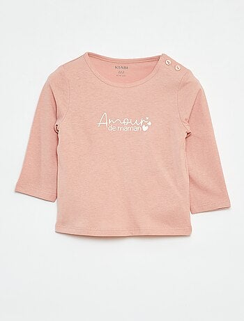 T-shirt à manches longues avec imprimé