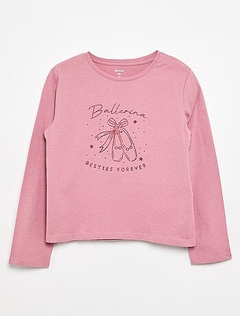 T-shirt à manches longues avec imprimé