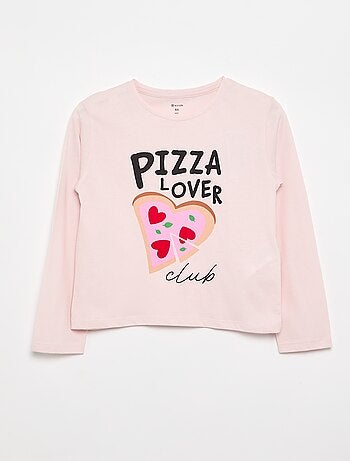 T-shirt à manches longues avec imprimé