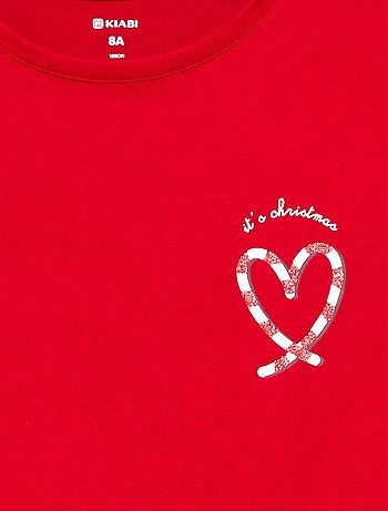 T-shirt à manches longues avec imprimé