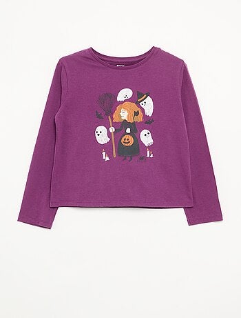 T-shirt à manches longues avec imprimé