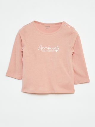 T-shirt à manches longues avec print