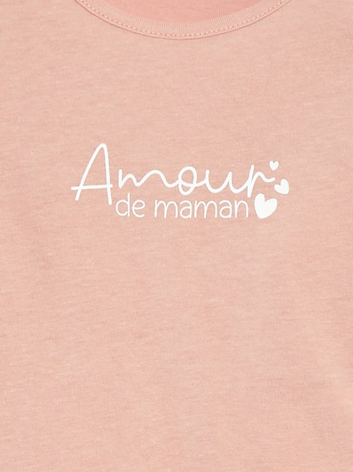 T-shirt à manches longues avec print - Kiabi