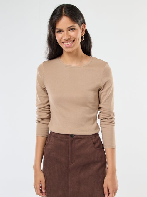 T-shirt à manches longues - Kiabi