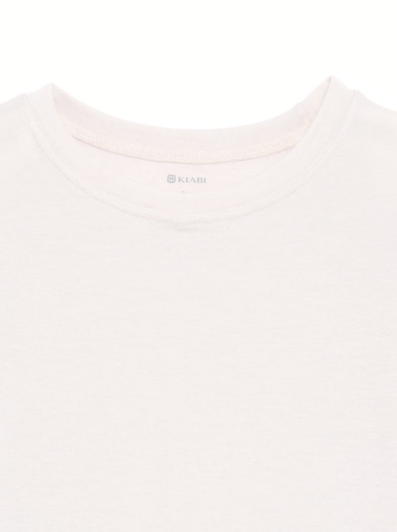 T-shirt à manches longues Gris - Kiabi