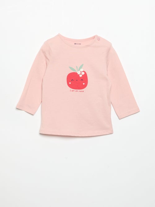 T-shirt à manches longues imprimé - Kiabi T-shirt à manches longues imprimé - Kiabi