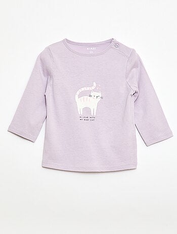 T-shirt à manches longues imprimé