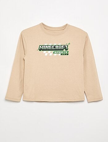 T-shirt à manches longues 'Minecraft'