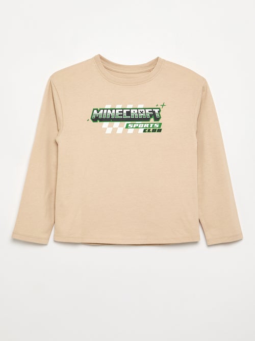 T-shirt à manches longues 'Minecraft' - Kiabi T-shirt à manches longues 'Minecraft' - Kiabi