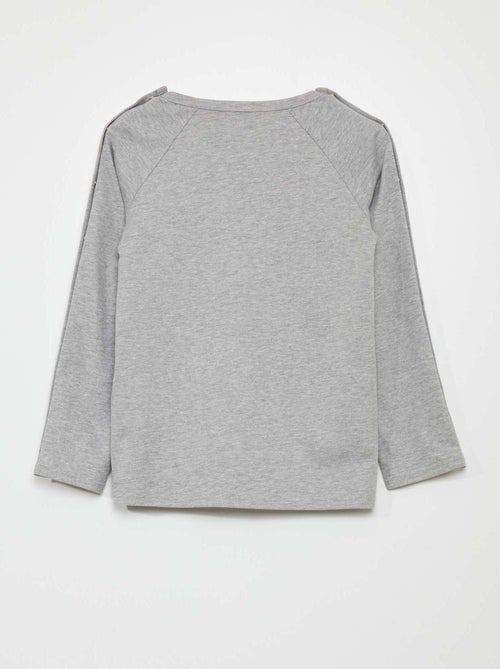 T-shirt à manches longues pressionnées - So Easy - Kiabi