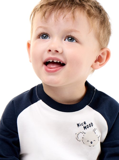 T-shirt à manches longues raglan - Kiabi