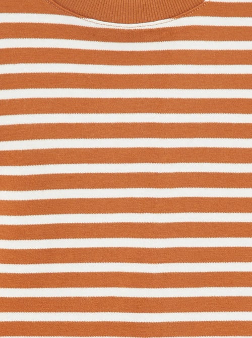 T-shirt à manches longues rayé - Kiabi