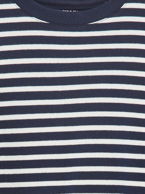 T-shirt à manches longues rayé - Kiabi