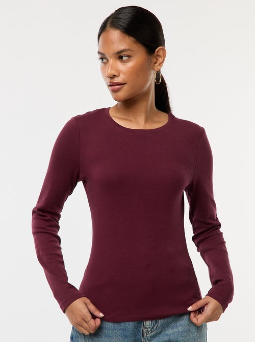 T-shirt à manches longues - Kiabi