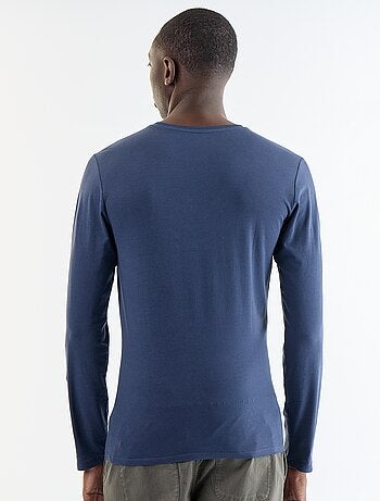 T-shirt à manches longues uni