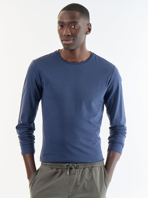 T-shirt à manches longues uni - Kiabi T-shirt à manches longues uni - Kiabi