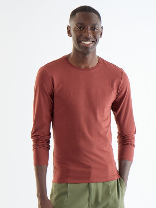 T-shirt à manches longues uni - Kiabi T-shirt à manches longues uni - Kiabi