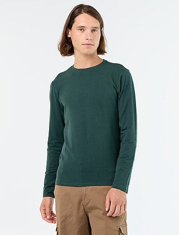T-shirt à manches longues uni