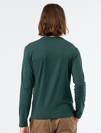 T-shirt à manches longues uni