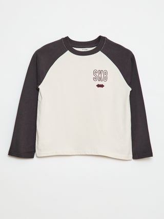T-shirt à manches raglans