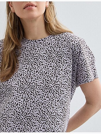 T-shirt à motif animal, MO Fashion