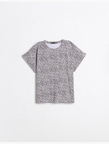 T-shirt à motif animal, MO Fashion
