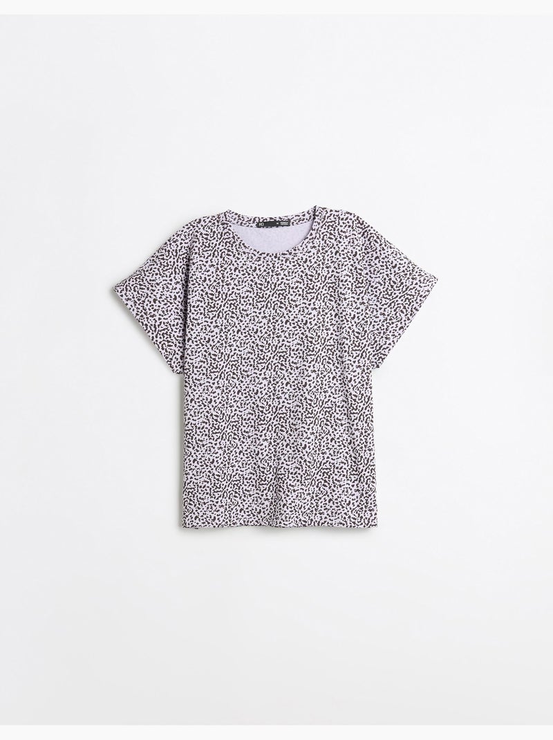 T-shirt à motif animal, MO Fashion Violet - Kiabi
